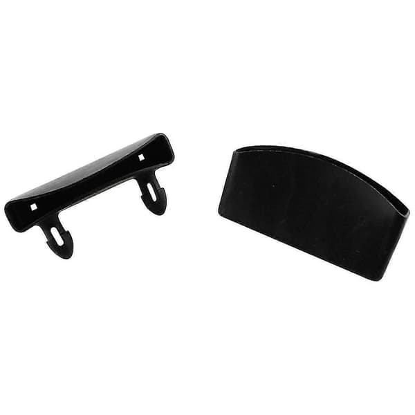 40 stk. 57x9 mm sengebundsholdere i plast, plastforbindere til møbler til fastholdelse Black