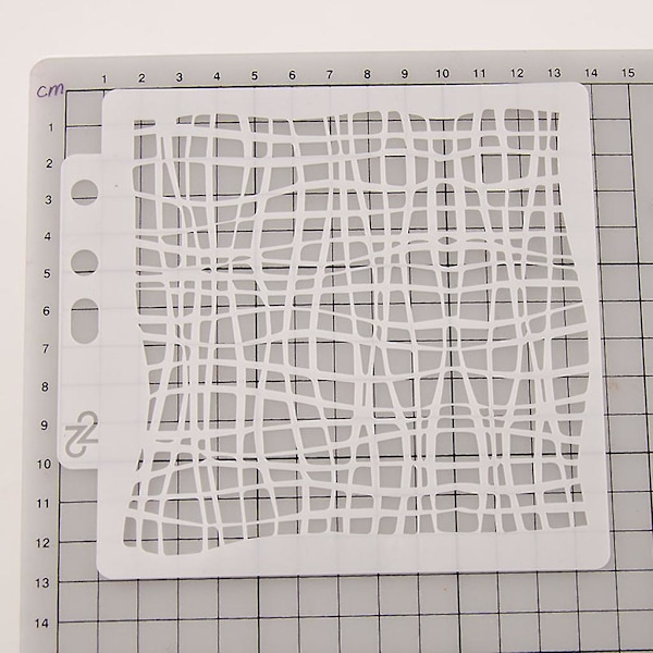 Net Design stensiilit Mallimaalaus Scrapbooking kohokuviointi leimausalbumikortti