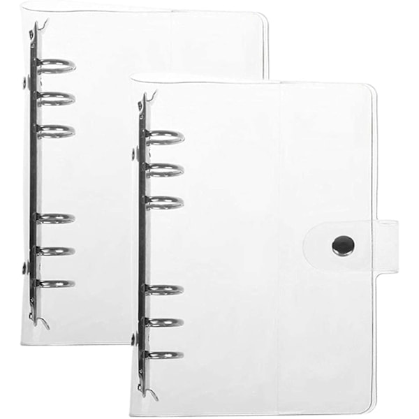 2-pak A5/A6 ringbindsomslag, ringbindsjournal ringbindsregnbue