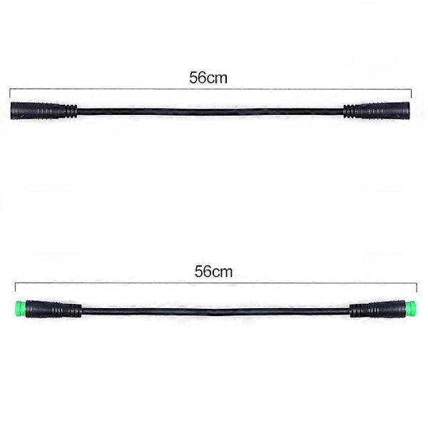 Elektrisk sykkel Ebike 5-pin Hunn til Hunn Display Forlengelseskabelkontakt for Midtmotor BBS01