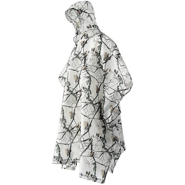 3-i-1 Vattentät Camo Snöhuvad Regnkläder + Snö Camo Leggings Gaiters För Skidåkning