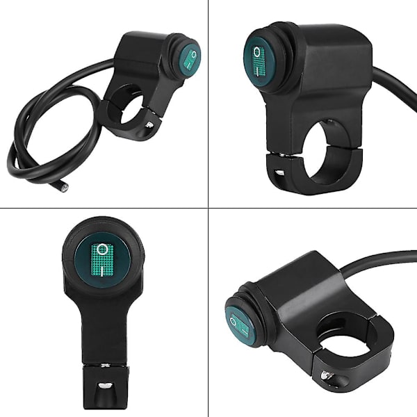 Motorsykkel På/Av Bryter, 22mm Styre Bryter, Motorsykkel Frontlysbryter, Tåkelys Bryter, Motorsykkel Bryter