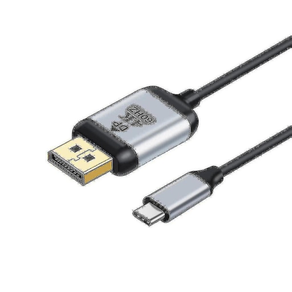 Thunderbolt 3, USB-c - Dp Type-c -kaapeli Displayportiin 4k 60hz