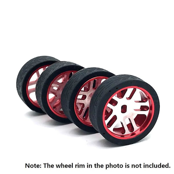 4 stk Gummidekk Hjul For K969 K989 P929 Iw04m Awd Iw02 Mini-z Mini-d Mini-q 1/28 Rc Drift R