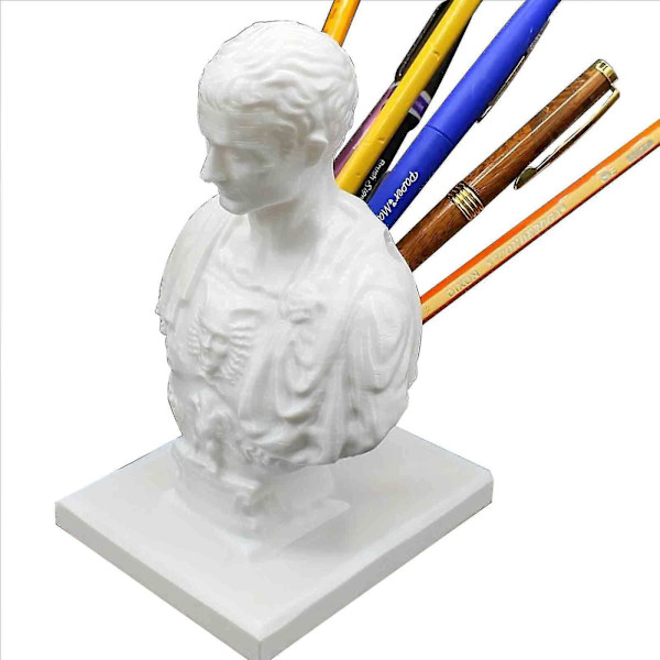 Julius Caesar Ides Of March Penna / Pennhållare Skulptur Desktop Organizer-yuyu