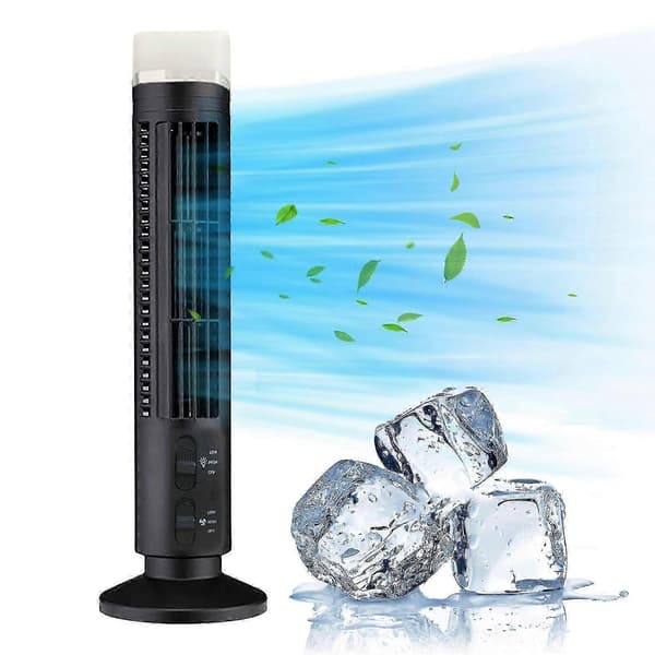Tornfläkt LED Bladeless Fläkt 2025 Black Free Size