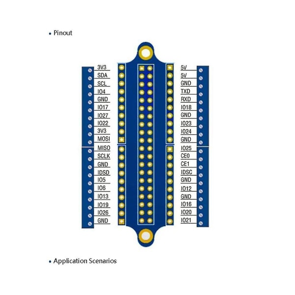 Terminal Breakout Board Gpio Expansion Board Terminal Breakout Board Yhteensopiva 4b/3b+/3b/2b/1b+/zero/zero