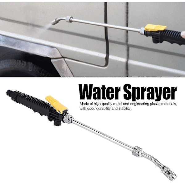 Spraylans Justerbar Tryckspruta 48cm Högtrycksspruta Med Avtagbart Handtag Vattenverktyg