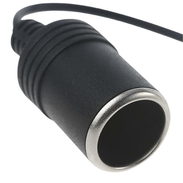 USB C PD til 12V 60W Bil Sigarettenner Socket Adapter for Billader & Støvsuger black