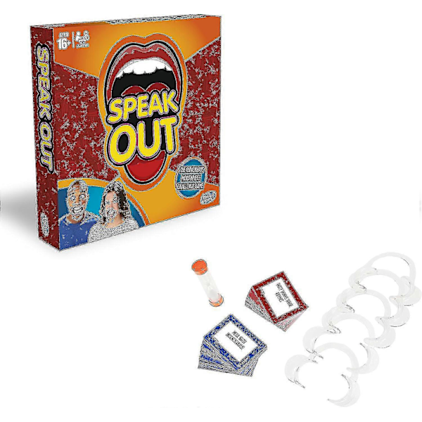 2024 Speakoutgame Hauska Temppu Hammasraudat Leikki Puhe Kieli Haaste Peli Puhu Ulos Hammasraudat Temppu Peli Tarvikkeet