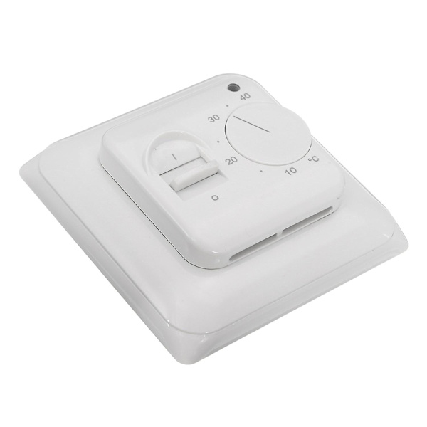 230V 16A Mekanisk Golvvärmetermostat Temperaturreglerbrytare med Golvsensor