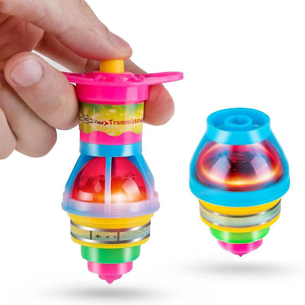 15 stk LED-lysende blinkende UFO-spinnertopper Utdanningsleker Lekegaver til barn