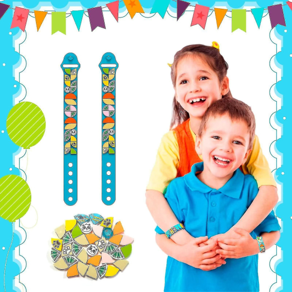 6-pack gör-det-själv-armband pärlor Set och hantverk Vänskapsarmband Leksaker för barn Flickor Pojkar Tonåringar