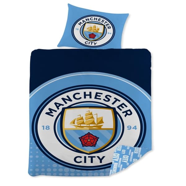 Manchester City -vuodevaatteet 150x210 cm
