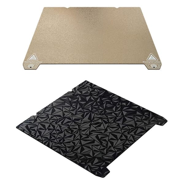 3D-printer PEI og PEO ark byggeplate, oppvarmet seng plattformmatte for K1 Max/Ender 3 S1 Plus/Ender