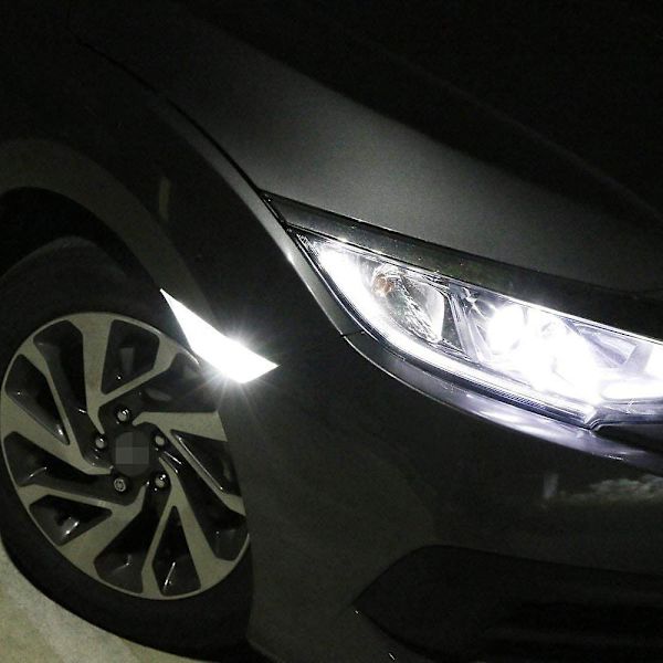 LED-sivuvalovilkun lamppu T10-polttimoilla Honda Civic 16-19 -malleihin Transparent