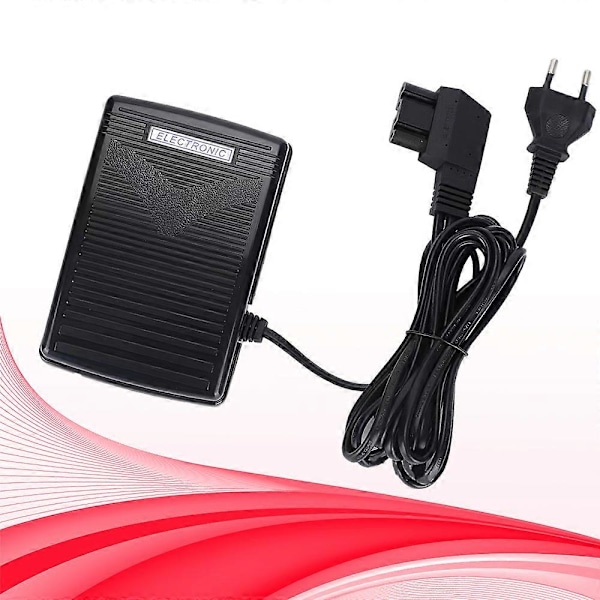 220V Jalkapoljin ja johto Bernina 830 831 800 810 811 817 pyöreälle liittimelle