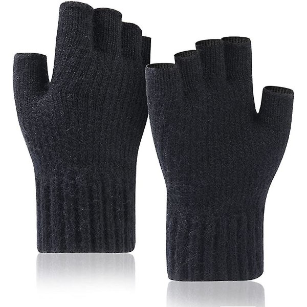 Herre Touchscreen Handsker Strik Termiske Vintersportshandsker One Size Fit All Soft