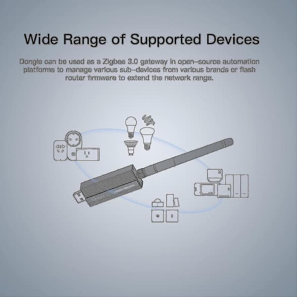 Zigbee 3.0 Usb Dongle Plus, Ti Cc2652p Koordinator, Universal Usb Zigbee Hub, Zigbee Gateway För Home Assistant