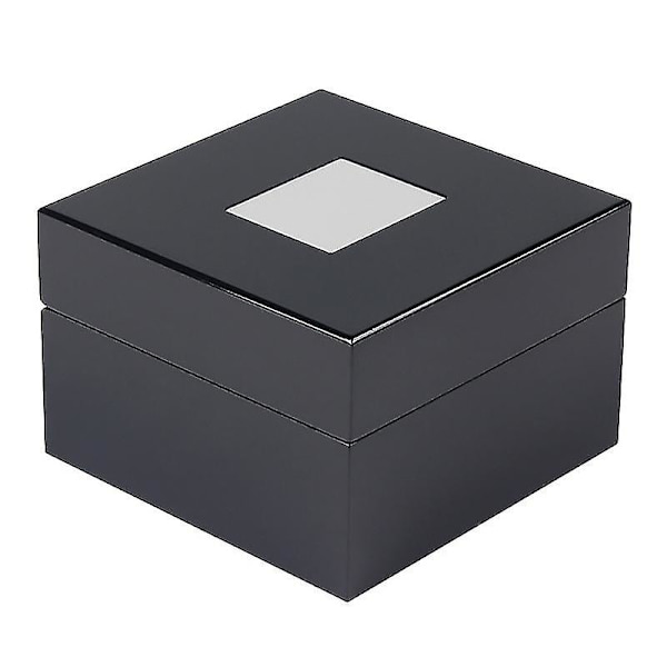 Sortlakerede Træ High-end Urkasse Mærke Ur Display Kasse Firkantet Kasse black