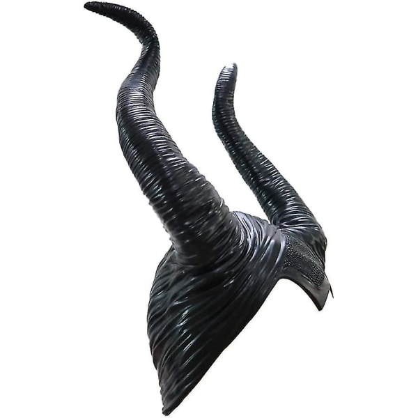 Halloween Maleficent Horns Pandebånd Cosplay Sort, onde Maleficent Headpiece Ornament, til kvinde/mand