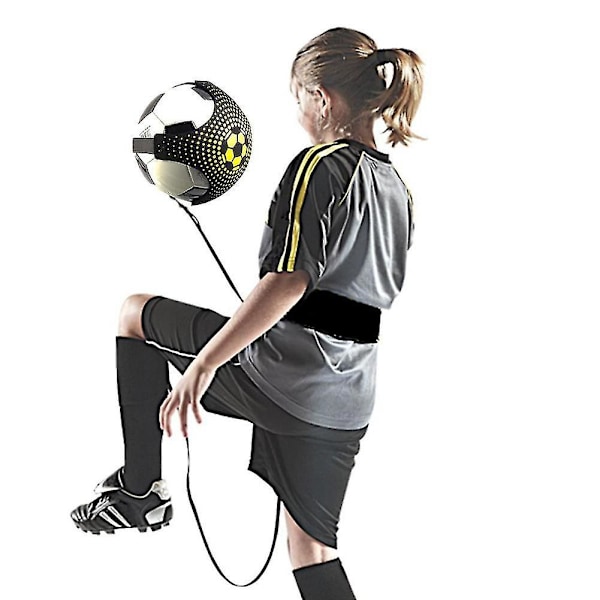 Fodboldtræningshjælp til børn og voksne, Fodboldbold Bungee Elastisk Træning, Til Fodboldgave - uden fodbold (ekskluderer fodbold)