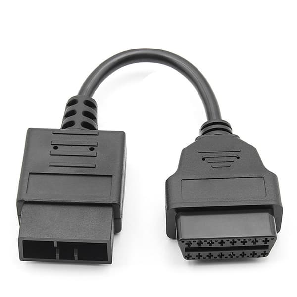 For 9-polet kabel Obd1 til Obd2 16-polet ledning diagnostisk interface kabel 9-polet Obdii forlængerledning