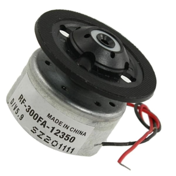 RF-300FA-12350 DC 5.9V karan moottori DVD CD-soittimelle, hopea+musta