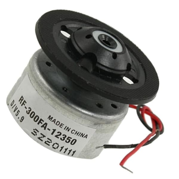RF-300FA-12350 DC 5.9V Spindelmotor för DVD CD-spelare Silver+Svart