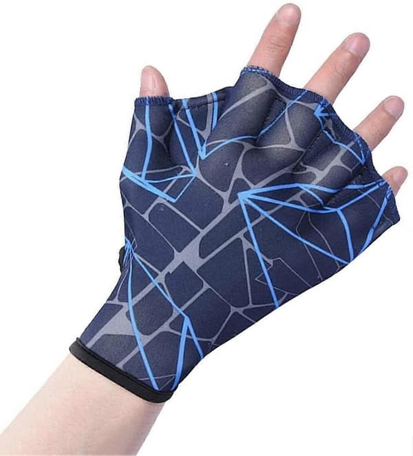 Nylon Simhandskar Vattensimhandskar med simhud Vattenträning Hand Simhudshänder Simhudsflippers Simutrustningshandskar Passar Vattenträning Simdräkt