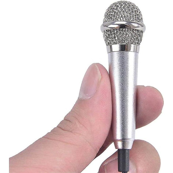 Mini Karaoke Mikrofon, 4 Stcke Tiny Microphone, Mikro Vokal Karaoke, Metall Verdrahteten Mini Tragbar Handmikrofon Fr Handy Laptop Notebook, 4 Farben