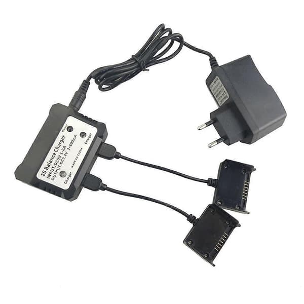 2-i-1 Lipo Batteri 2S 7.4V Balanselader For MJX Bugs 3 Pro B3pro