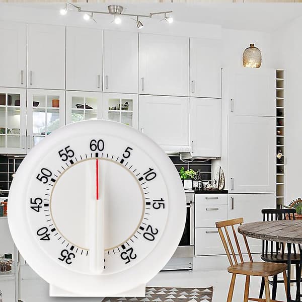 60 Minutters Køkken Timer Madlavnings Ring Påmindelse Mekanisk Tæller Til Bagning