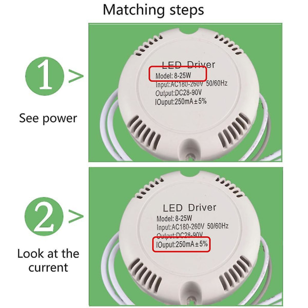Driver Transformator Led Driver Lämplig för Bottenlampa Taklampa Vägglampa C