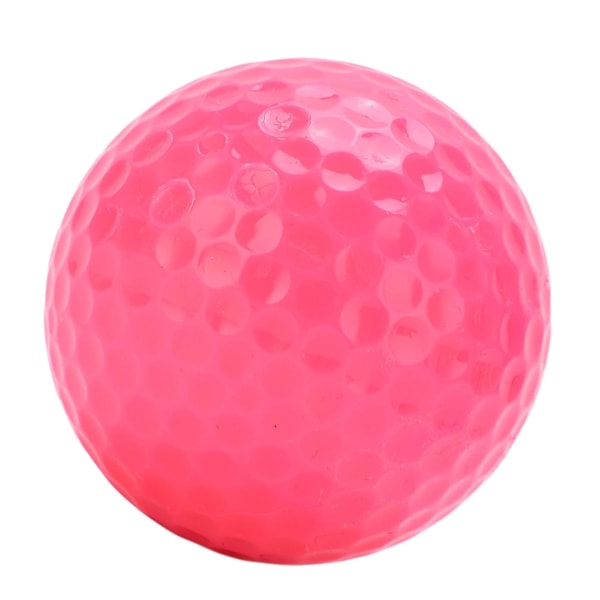 2-lagers golf flytande boll Flytande Vatten Range Utomhussport Golf Träning Träningsbollar Pink