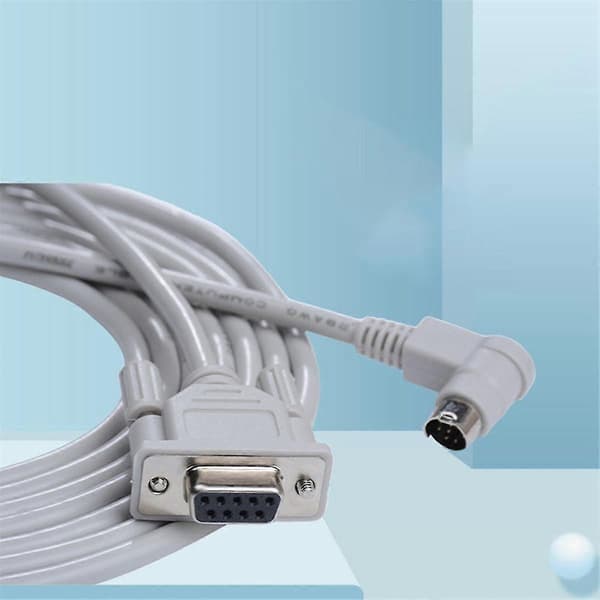 USB 1761-CBL-PM02 MicroLogix 1000 -sarjan PLC-ohjelmointikaapeliin, 90 asteen pää