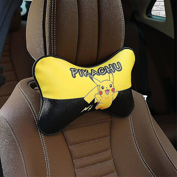 Ländryggskudde för bil, nackkudde för bil, nackkudde i memory foam - Pikachu Hängande Tissue Box 1