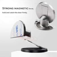 Magnetisk dørstopper, børstet satin nikkel magnetisk dørstopper
