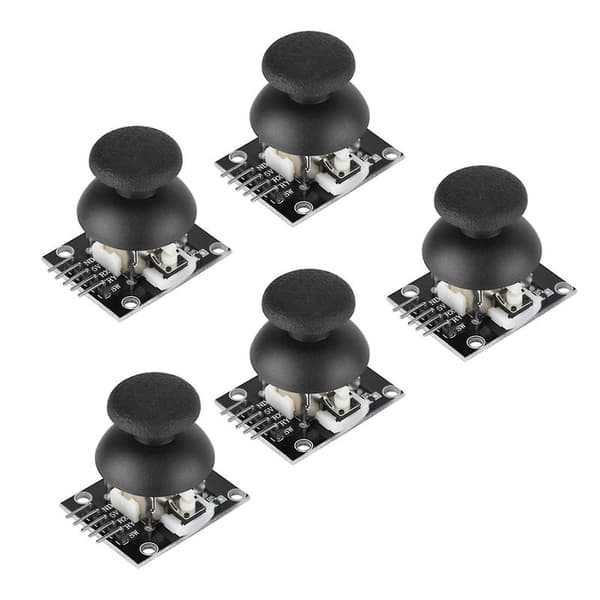 5 stk. Dual-akset Joystick-modul til Arduino-spilcontroller