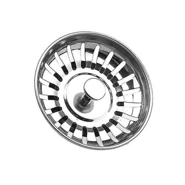 2 st Diskbänksil/diskbänksplugg Diskbänksplugg Hål Kök/badrum Sil Diameter 78mm