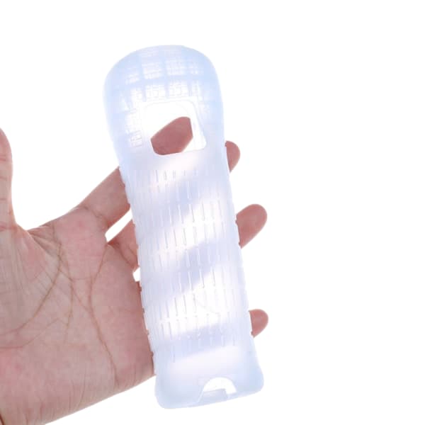 Skyddande silikonskal för Nintendo Wii Remote - Vit