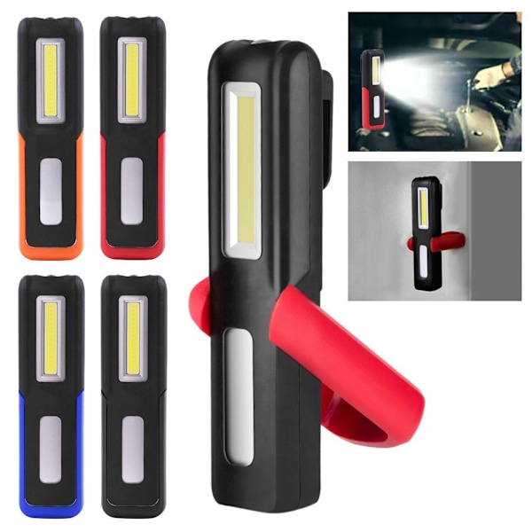 Magnetisk LED-ficklampa BLÅ - hög kvalitet Blue