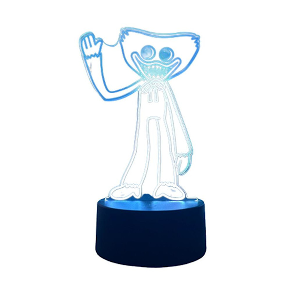 Hjem Dekoration 3d Poppy Playtime Led Natlampe Huggy Wuggy Lampe Gaver