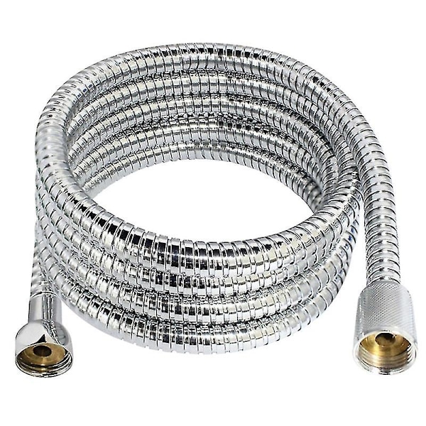 Rustfrit stål fortykket bruserslange 3 meter G1/2 badeværelse håndholdt tilslutning Rørsprøjteslange Ny 150CM