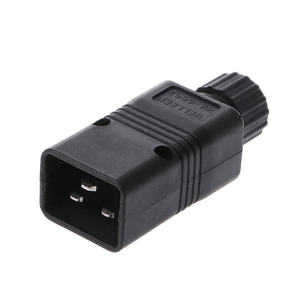 IEC 320 C20 Hannkontakt Strøm AC Strømplugg Datamaskin 16A 250V