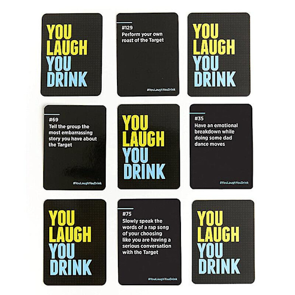 You Laugh You Drink Drickspel För Folk Som Inte Kan Hålla Minen -sz.10851