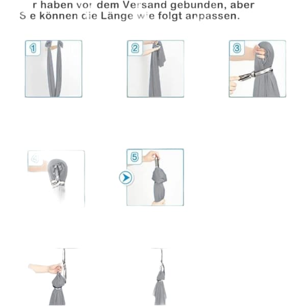 Hängande sensorisk gunga för barn - Terapigunga i podden kompatibel med m_paris