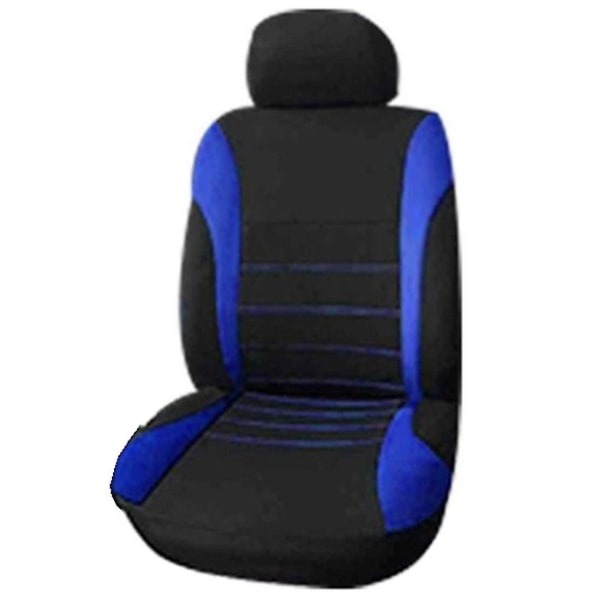 Forreste bildæksler Front Airbag Ready Sport skovldæksel, 2-delt sæt automobildæksler (sort + blå
