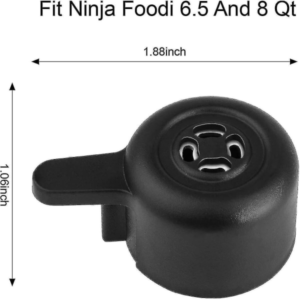 Höyryvapautuskahva, painekeittimen venttiilin vaihto Ninja Foodi Op401/op301 6.5, 8 Quart, -ninjafoodi-paine -vapautusventtiili - Snngv