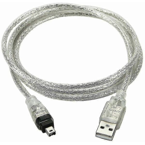 USB Han til Firewire IEEE 1394 4-Pin Han iLink Adapterkabel til Sony Dcr-trv75e Dv
